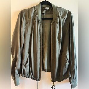 H&M Divided - Army Green Bomber Jacket